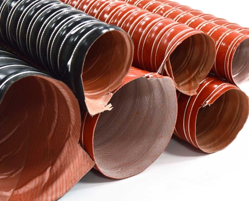 Silicone Coated Glass Fiber Duct