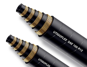 SAE-100-R12-1 Spiraled Steel Wire Hydraulic Hose