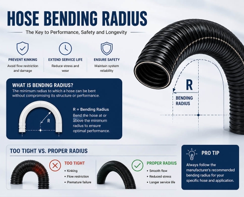 Industrial Hose Bend Radius