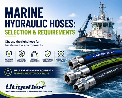 Marine Hydraulic Hoses Selection & Requirements