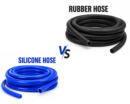 Silicone Hoses vs. Rubber Hoses